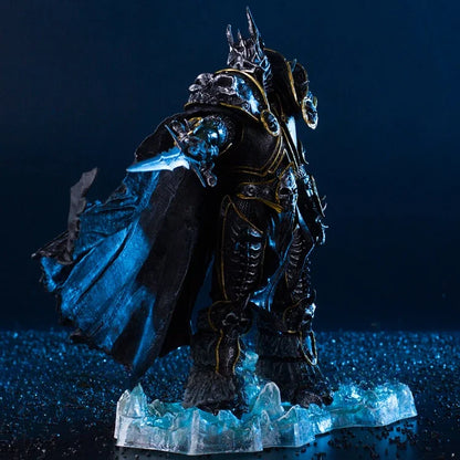 Model figurină anime World of Warcraft periferice de joc 36cm, al 7-lea Lich King Illidan Stormrage, decorațiune pentru birou, cadouri, jucării pentru copii