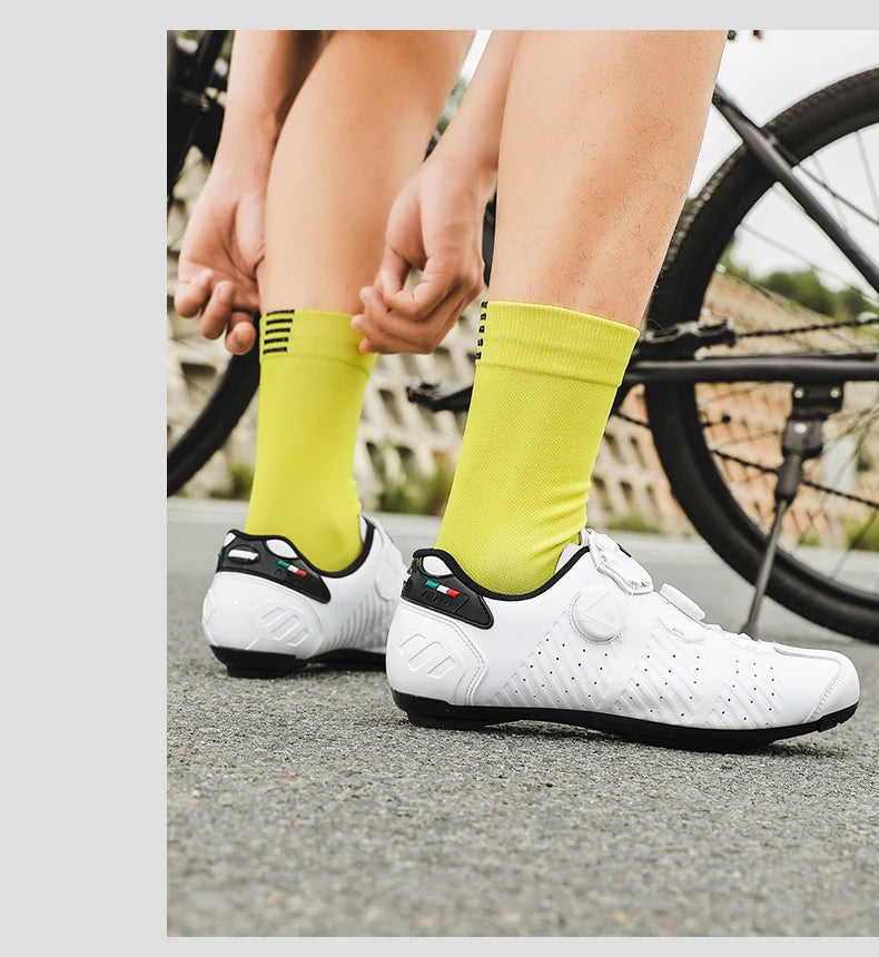 Pantofi de ciclism pentru șosea, pantofi de ciclism pentru mountain bike, respirabili și rezistenți la uzură, pantofi profesioniști cu sistem de blocare, pentru bărbați sau femei