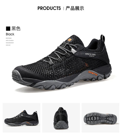 HUMTTO Scarpe da trekking da uomo traspiranti per sport all'aria aperta, scarpe da arrampicata, scarpe da caccia da donna, scarpe da trekking, sneakers, stivaletti, scarpe tattiche