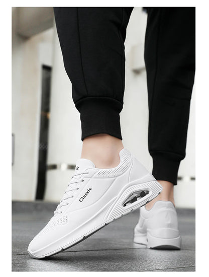 Men's Breathable Shock-Absorbing Running Shoes with Air Cushion Lightweight Low-Top Sneakers for Gym Training Casual Wear