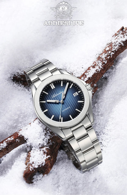 ADDIESDIVE Luxury Men's Automatic Watch Sapphire Glass Japan 8215 Mechanical Watch BGW9 Super Luminous Men Analog Watches AD2533