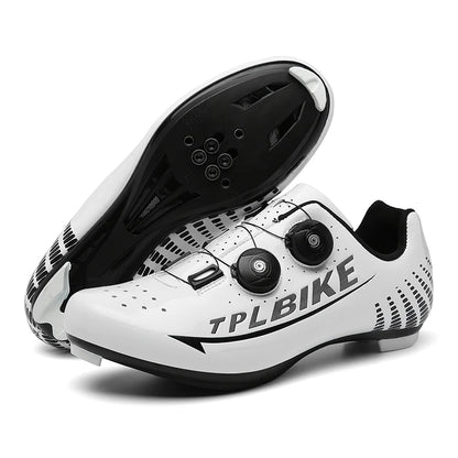New Men’s and Women’s Bicycle Shoes Outdoor Cycling Shoes with Three Functional Soles Professional Training Shoes