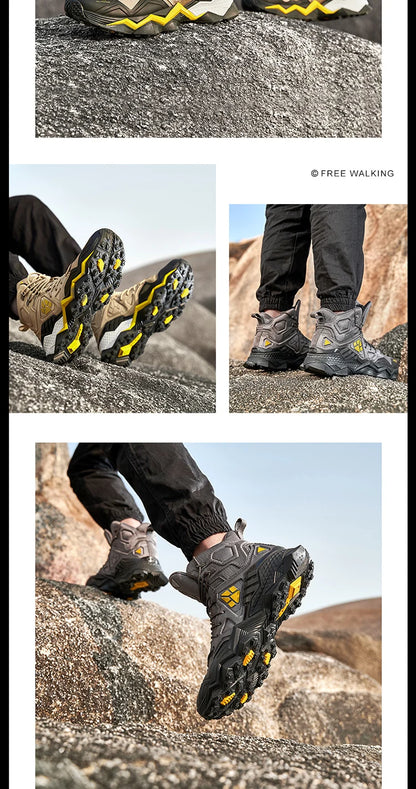 Rax moški vodoodporni pohodniški čevlji, dihalni pohodniški čevlji, čevlji za treking v naravi, športni superge, taktični čevlji