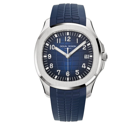 DIDUN Sport Men Automatic Mechanical Watches Sapphire Stainless Steel 10Bar Waterproof Clock
