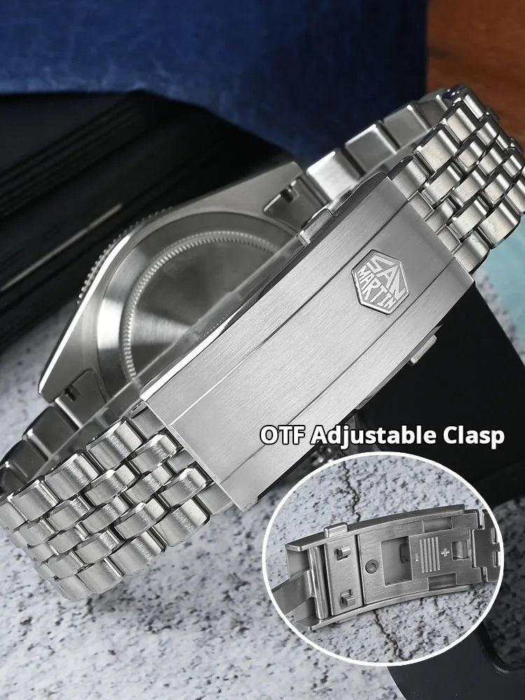 San Martin 37.5mm 40mm Men Diver Watch Miyota 9015 Enamel Dial Luxury Automatic Mechanical Wristwatch Waterproof 200m SN0148