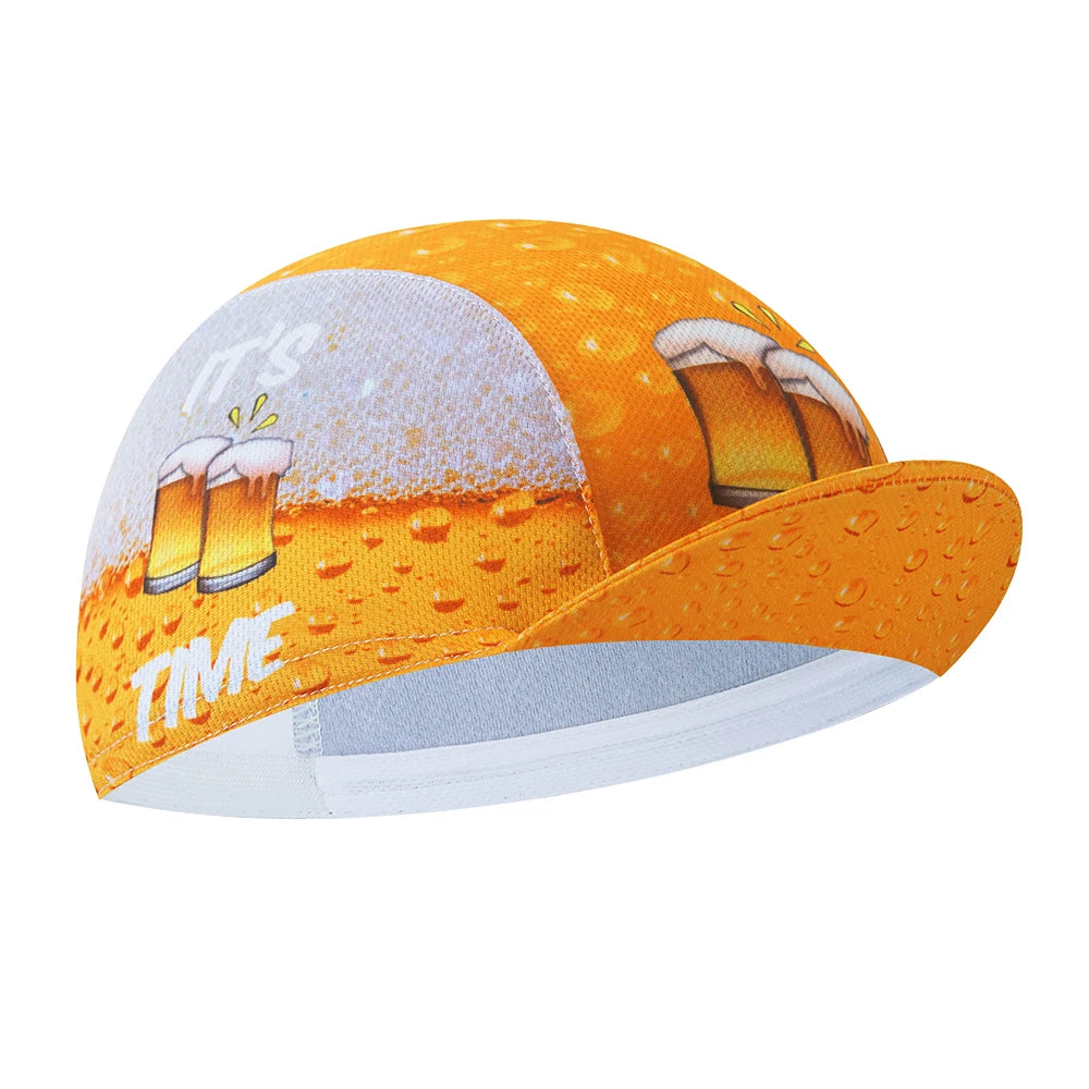 Beer Cycling Cap Outdoor Sports Hat Team Bike Caps Breathable Summer Sun Protection Unisex