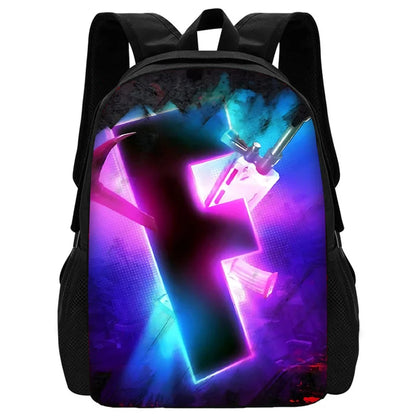New Hot Game Fortnite Kids Backpacks Boys and Girls Student Birthday Gift Child School Bags Unisex Camping Durable Rucksack