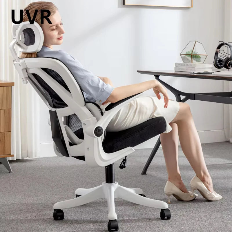 UVR Ergonomic Office Chair Adjustable Computer Chair with Armrests, Swivel Desk Chair for Home Office, Study Room, Gaming & Work Space