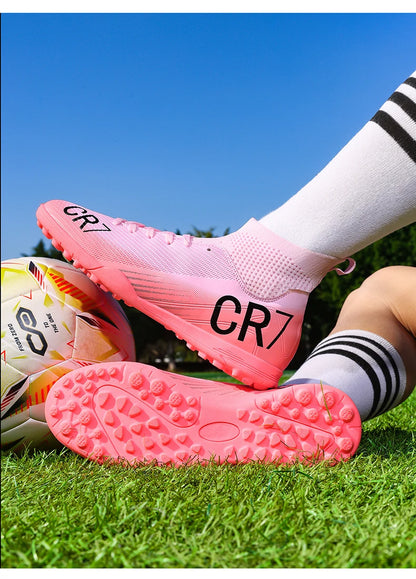 Moški nogometni čevlji Profesionalni futsal Visokokakovostni nogometni čevlji Špikasti čevlji Ženski Unisex Ultralahki TF/FG superge