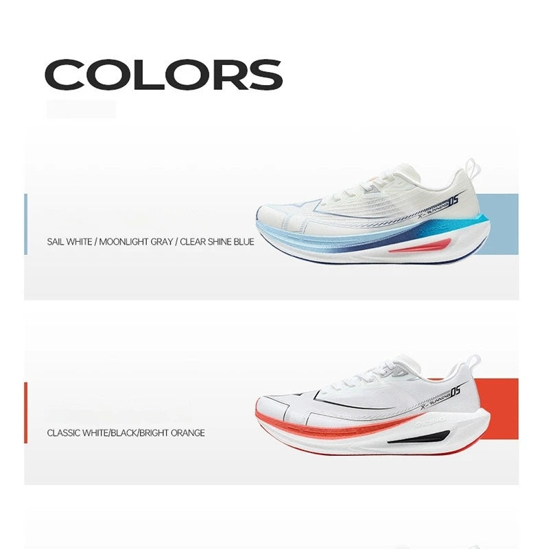 Xtep One Piece Modeling 5.0 Impact-Resistant Men's Lightweight Quick-Drying Marathon Running Sneakers 874219110036