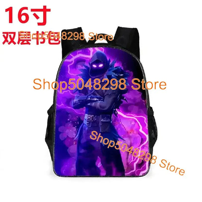 Pencil Case Big Canvas Kawaii Pencil Bags Pen Case for Boys Girls Fortnite Print School Supplies Stationery Teens Birthday Gift
