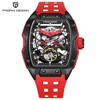 PAGANI DESIGN 2026 42MM New Alien Hollow Back Transparent Movement Luxury Men Watch Sapphire Glass Automatic Men Watches For Men