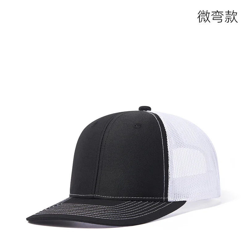 High Quality Mesh Baseball Cap Women Men Summer Cotton Breathable Sunhat Unisex Adjustable Snapback Trucker Hats Male Female