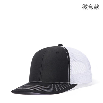 High Quality Mesh Baseball Cap Women Men Summer Cotton Breathable Sunhat Unisex Adjustable Snapback Trucker Hats Male Female