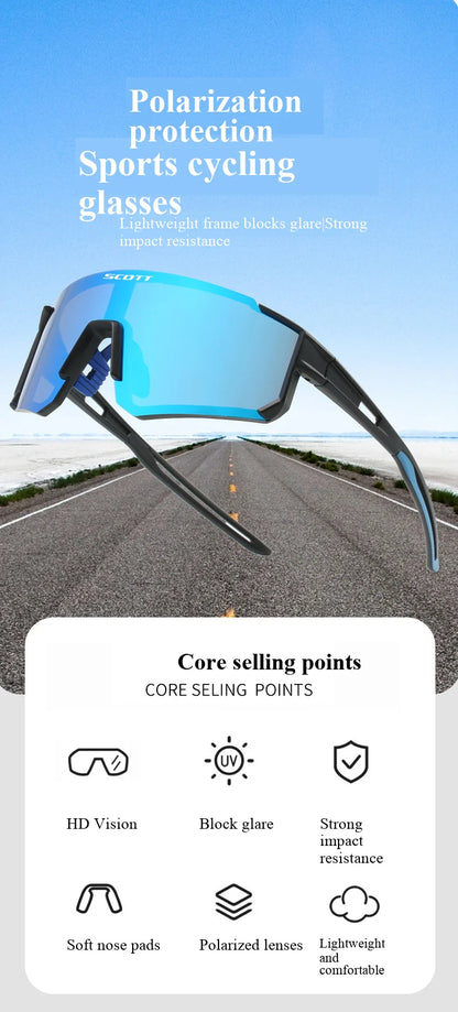 New men's and women's polarized UV400 cycling sunglasses, running and hiking UV resistant glasses, outdoor play sunglasses