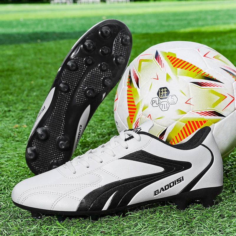 Chaussures de Football respirantes pour hommes, baskets de Futsal ultralégères d'entraînement professionnel, crampons d'herbe unisexes, Sport de Match