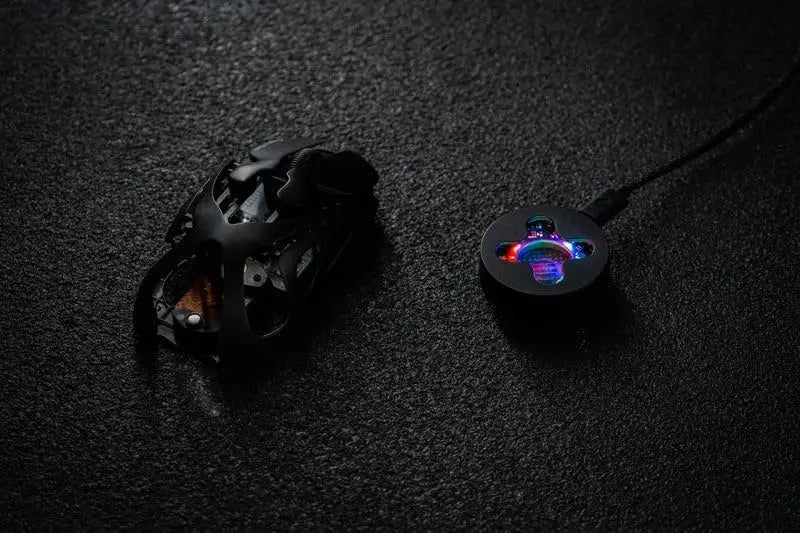 Angry Miao Infinity Gaming Wireless Mouse Metal Ultralight PAW3950 30K DPI Tri-Mode 8K Gaming Mouse with Hot-Swappable Switches