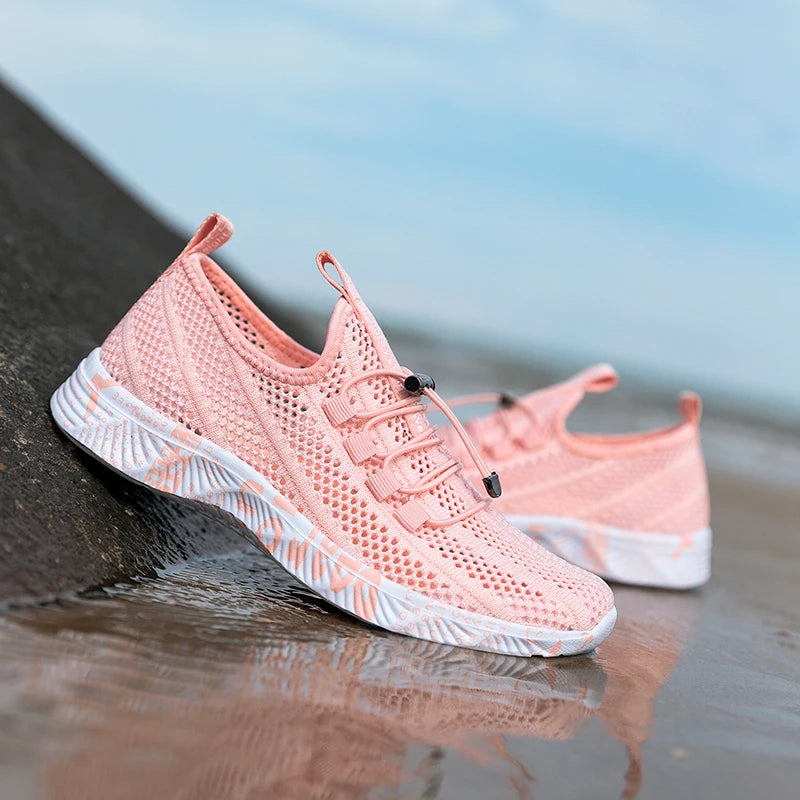 Men and Women Aqua Shoes, Wading Water Upstream Outdoor Sports Beach Sneakers, Canyoning Camping Amphibious River Tracing Creek