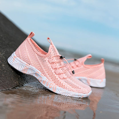 Men and Women Aqua Shoes, Wading Water Upstream Outdoor Sports Beach Sneakers, Canyoning Camping Amphibious River Tracing Creek