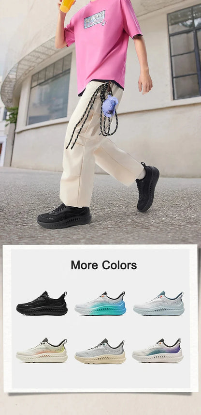 Li-Ning moški čevlji SOFT COOL 2 Lifestyle s tehnologijo COMFOAM MAX Cushion, COOL SHELL, dihanjem in podporo – LiNing casual superge AGLV009