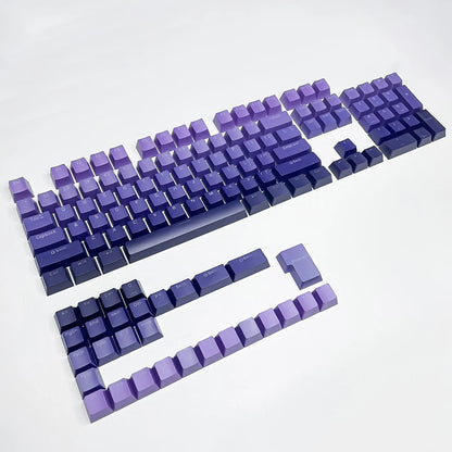 132 Keys OEM Profile Gradient backlit RGB Keycaps For Cherry MX Switch Mechanical Gamer Keyboard PBT Keycap ISO Layout Key caps