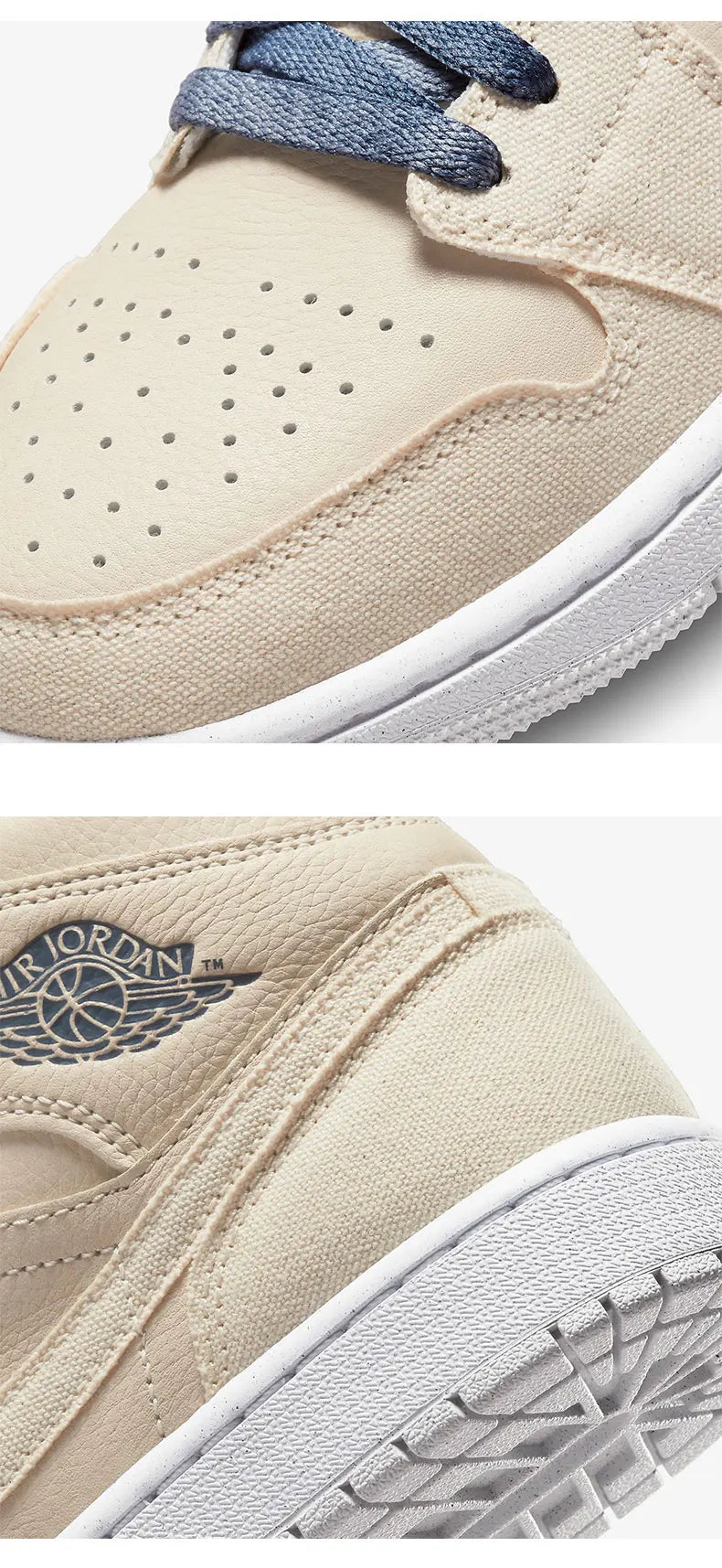 Nike Ufficiale - Air Jordan 1 da donna: sneakers casual resistenti a gambale alto DM9126-104