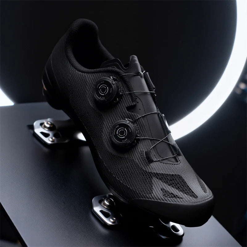Men's Ultra Light Road Mountain Cycling Shoes, Professional MTB, SPD Self-Locking Cycling Shoes, Women's Road Cycling Shoes