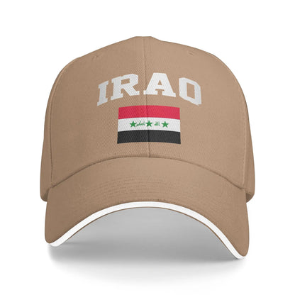 Women Men Iraq Flag Iraqi Outdoor Hat  Sun Cap Casual Baseball Cap Sunscreen Hats