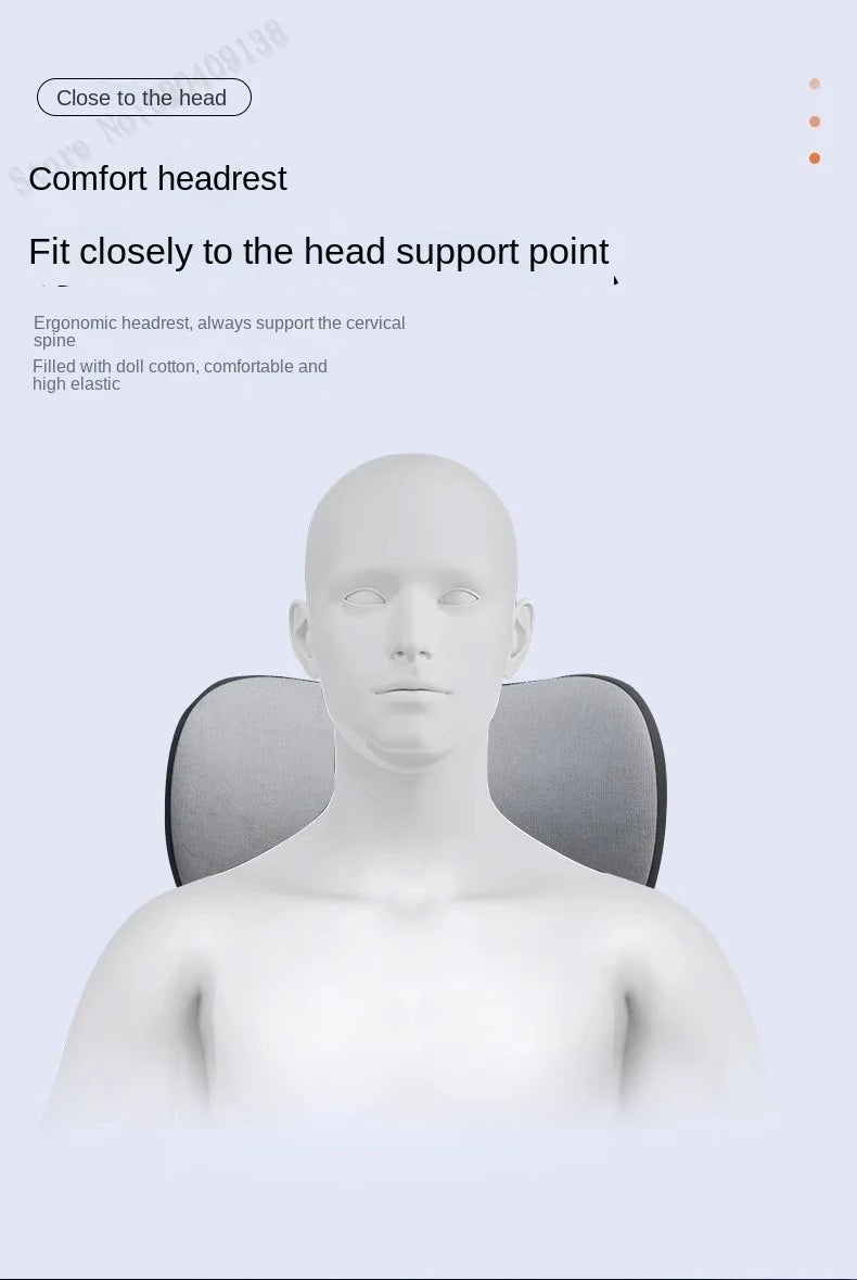 S6 Ergonomic Gaming Chair with Adjustable Backrest, Comfortable Computer Chair, Swivel Lift Chair with Armrests for Gaming & Office