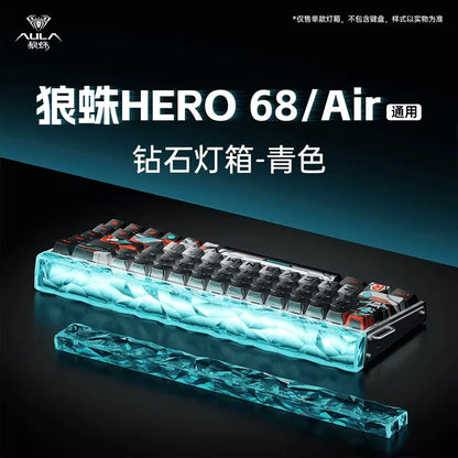 Novo AULA HERO 68HE/ULTRA — Kits de autocolantes, teclado gaming com interruptores magnéticos e acessórios para teclado mecânico com fios personalizado para e-sports