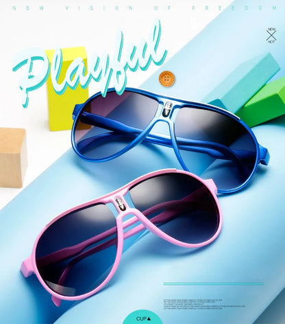Fashion Glasses For Children Summer Colorful Kids Sunglasses Girls Boys UV400 Sun Glasses Baby Mirror Eyewear