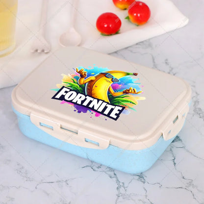 Fortnite Bento Lunch Box Anime Fortnite Food Storage Containers Kids School Picnic Lunchbox Office Dinner Case Gift 2025