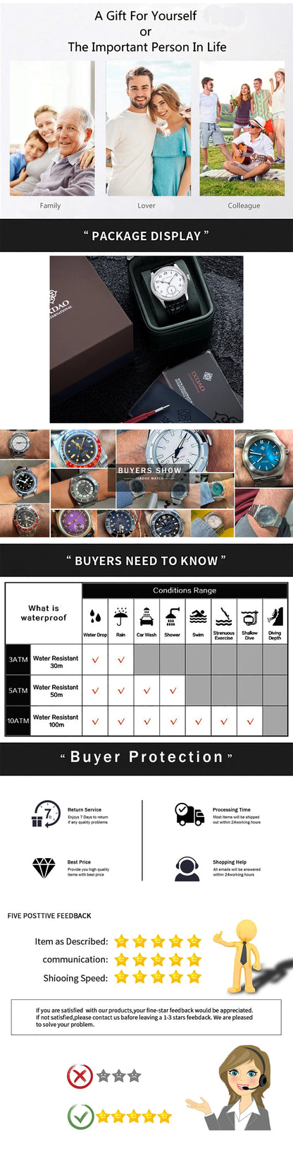 IPOSE IX&DAO 2025 New Bronze Men's Automatic Mechanical Watch PT5000 Sapphire Retro Leather Waterproof 20Bar Reloj Hombre
