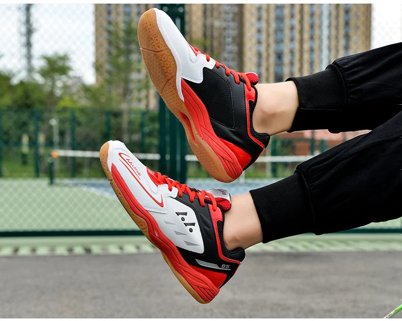 Chaussures de badminton originales décontractées de haute qualité pour hommes, baskets de tennis de table, vêtements de tennis de table, entraînement de degré, extérieur, volley-ball