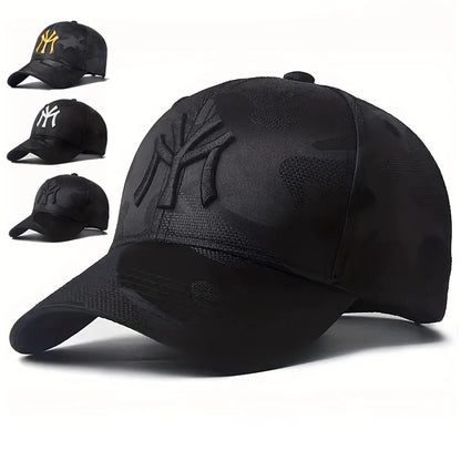 Unisex Letter Embroidery Camouflage Baseball Caps Spring and Autumn Outdoor Adjustable Casual Hats Sunscreen Hat Sports Golf Cap