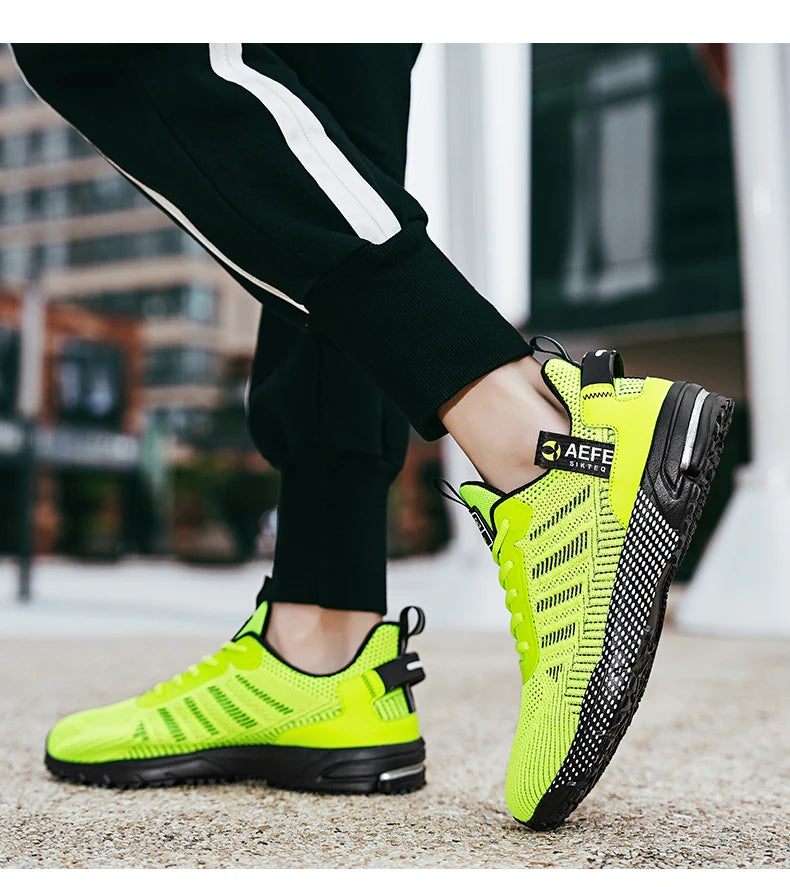 Nouveaux hommes chaussures de course respirant chaussures de sport de plein air baskets légères pour hommes chaussures d'entraînement athlétiques confortables