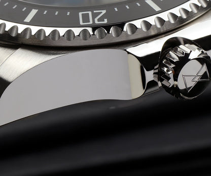 Cronos Automatic Diving Watch Stainless Steel 2000 Meters Water Resistance Professional Diver PT5000 SW200 Miyota9015 90S5 L6027M