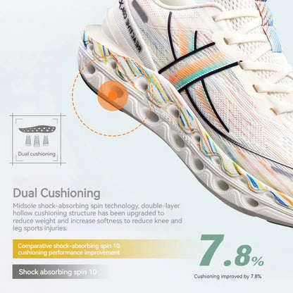 Xtep Reactive Coil 11.0 running shoes for men, summer sports shoes, shock absorption rebound soft sneakers 976219110026