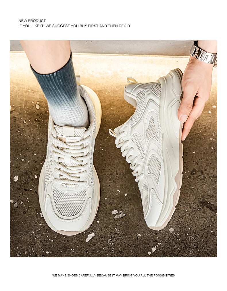 Adidași casual de viteză pentru bărbați, primăvară-vară, cu talpă moale, antiderapant, respirabili, pentru alergare în aer liber, pantofi sport de modă pentru tineri Joker