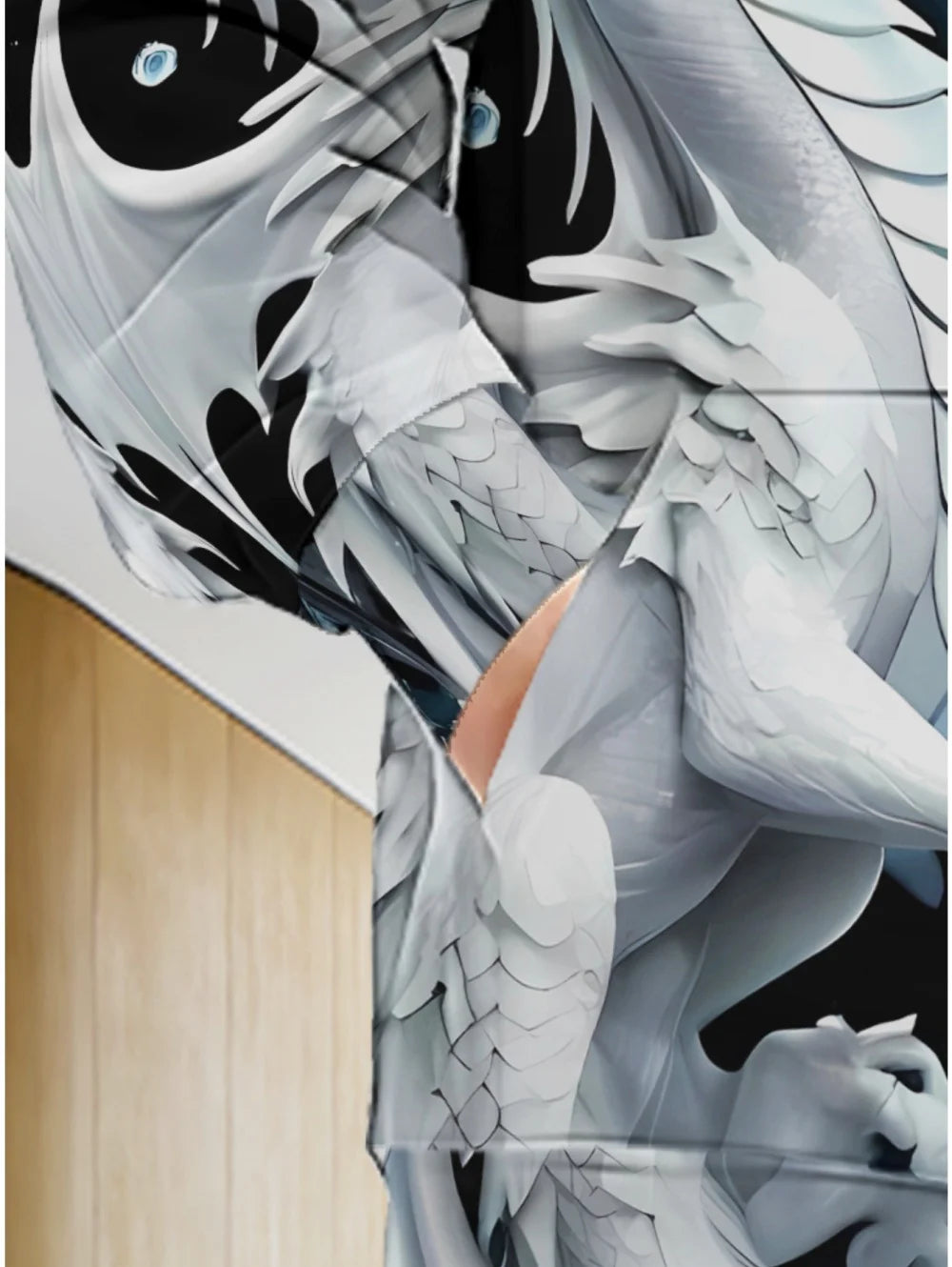 Men's Dragon Print Zipper Hoodie Outdoor Activities Travel Drawstring Long Sleeve Hoodies Autumn Winter Oversize Man Sweatshirts