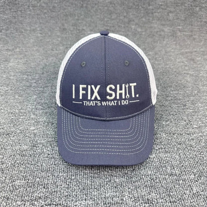 Unisex Embroidery I Fix Shit That's What I Do Mechanic Baseball Cap Repairman Dad Hat Outdoor Activity And Daily Fashion Wear