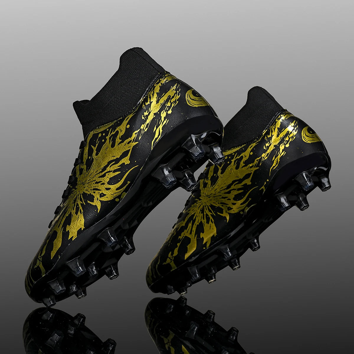 Chaussures de football pour hommes AG FG, crampons légers, semelle extérieure durable et antidérapante, tige confortable en PU, entraînement en plein air