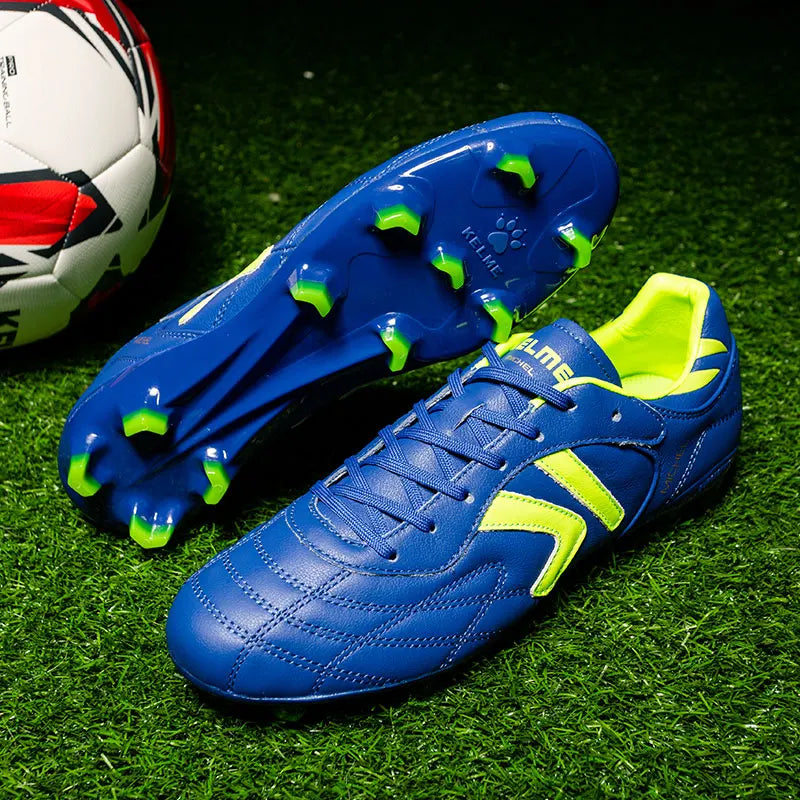 KELME nogometni čevlji TF nogometni čevlji iz telečje kože s špicami profesionalni futsal originalni nogometni trening čevlji ZX80011017