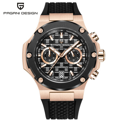 PAGANI DESIGN 2026 New Men's Watches Luxury Quartz Watch For Men Waterproof Sport Chronograph Luminous Wristwatch Men Clock Man