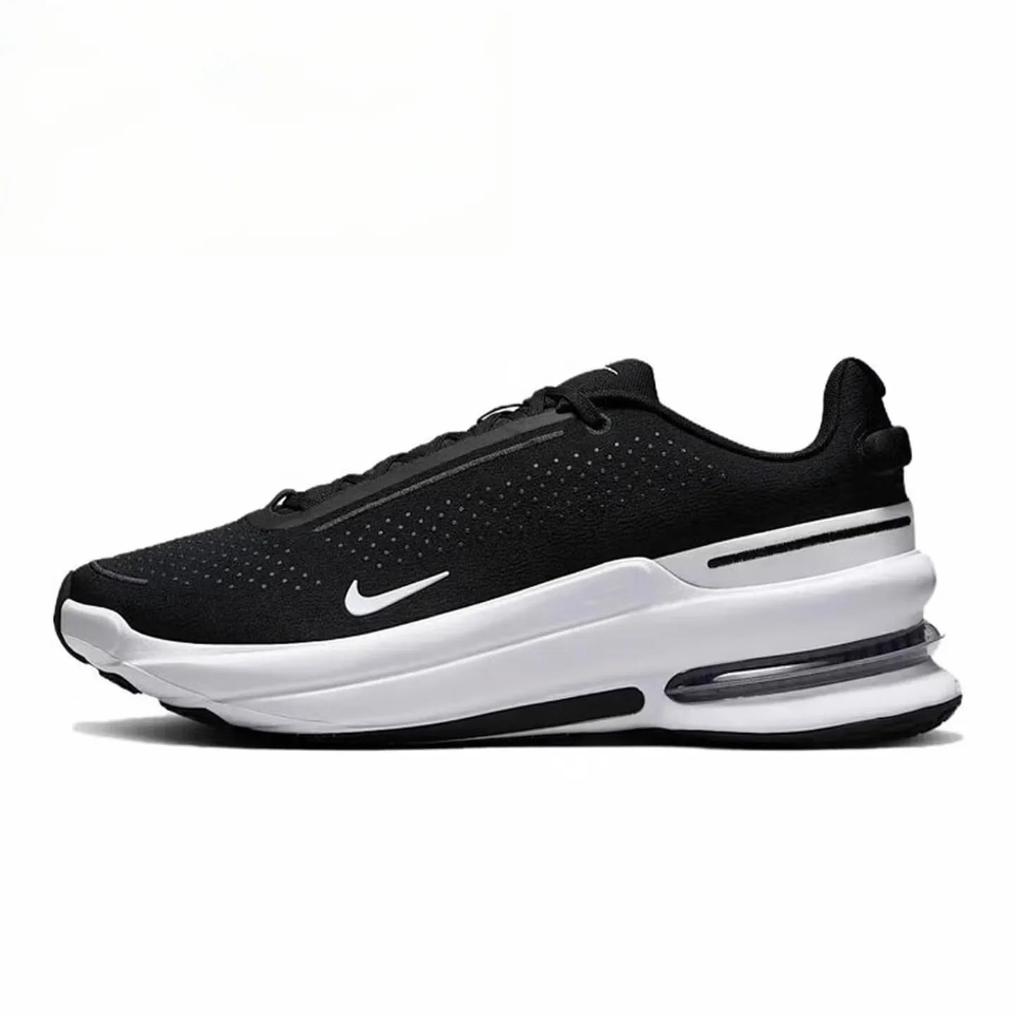 Zapatillas de caminar Nike Air Zoom Upturn SC cómodas y versátiles, con amortiguación, antideslizantes, duraderas, de caña baja, negras IB2746-004