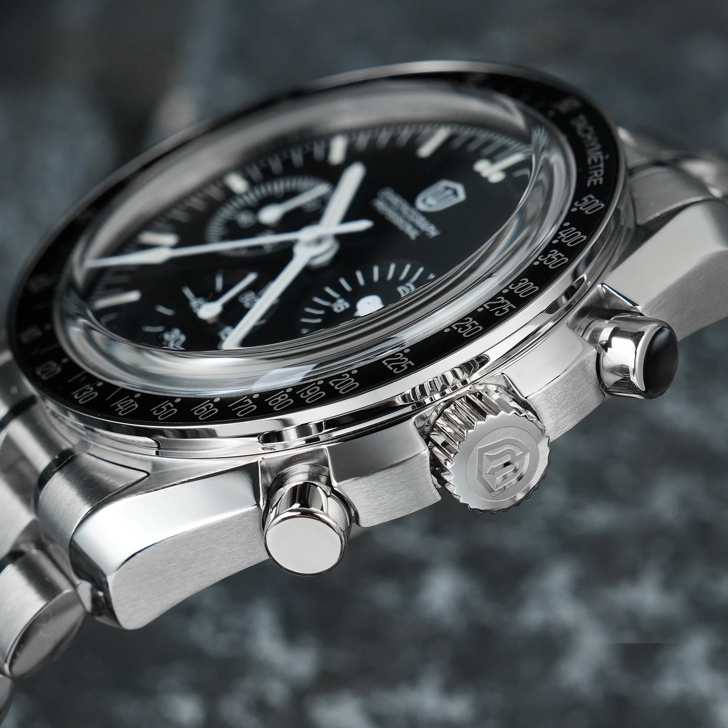 Watchdives New Wd1863 Quartz Men's Watch VK63 Chronograph Bubble Sapphire Waterproof 39Mm Steel Top Brand Luxury Business Watch