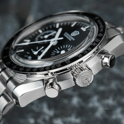 Watchdives New Wd1863 Quartz Men's Watch VK63 Chronograph Bubble Sapphire Waterproof 39Mm Steel Top Brand Luxury Business Watch