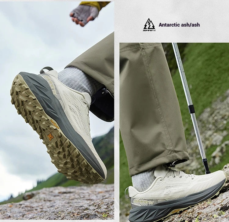361 Degrees Yushan 3.0 Men Running Shoes Hiking Cushioning Flexible Breathable Non-slip Outdoor Jogging Male Sneakers 672532214