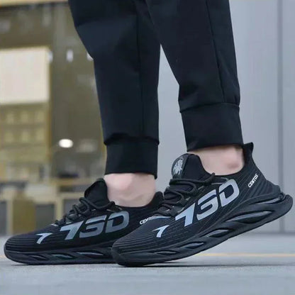 Men’s Shoes New Summer Breathable Mesh Tide Brand Sports Leisure Running Lightweight Red Boom Fashion Shoes