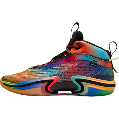Nike Authentic Jordan Unisex Rainbow Mid-Top strapazierfähige Basketballschuhe DN4200-064